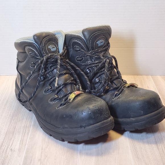 Avenger Shoes - Framer Composite Toe Work Boots Avenger Black Women size 8 moderate condition
